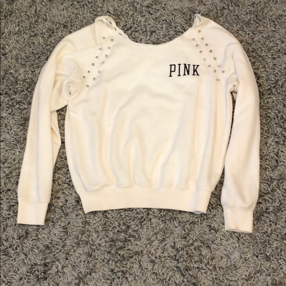 PINK Victoria's Secret Tops - Off the shoulder sweatshirt